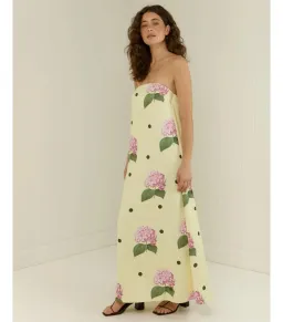 Palm Noosa Alessia Portofino Polka Dot Maxi Dress Print Size 10 for rent on The Volte - image 2