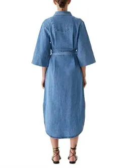 Morrison Fynn Denim Shirt Dress Size 10/2 for rent on The Volte - image 3