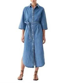 Morrison Fynn Denim Shirt Dress Size 10/2 for rent on The Volte - image 1