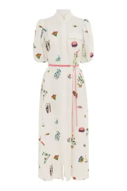 Alemais Atticus Shirt Dress in Print Size 10 for rent on The Volte - image 4