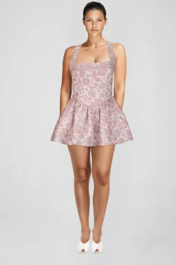 Atoir Winnie Halter Mini Dress Print Size AU 10 for rent on The Volte - image 3