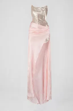 Atoir Clara Maxi Gown in Vintage Pink Size AU 12 for rent on The Volte - image 6
