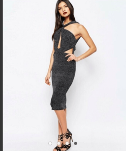 Bec & Bridge - The Amulet Twist Halter Dress Size 10 for rent on The Volte - image 4