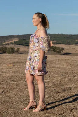 Elliat Perry Embellished Mini Dress in Purple Size L / AU 12 for rent on The Volte - image 3