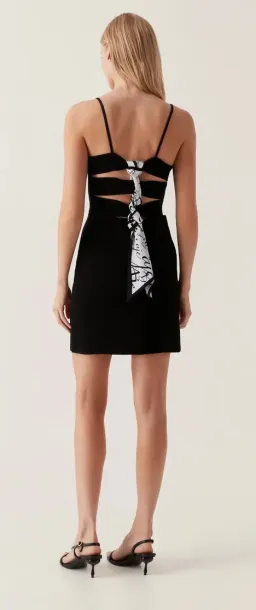 Aje Danica Tie Back Mini Dress SIZE AU 10 (M) for rent on The Volte - image 2