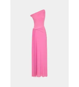 MISHA The Sisal Mesh Dress Orchid Pink Size 12/L for rent on The Volte - image 4