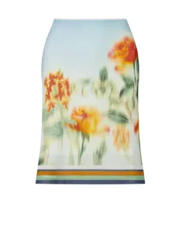 With Harper Lu Camisole Size M/AU 10 and Midi Skirt Size L /AU 12 in Mesh Baby Blue Set for rent on The Volte - image 5