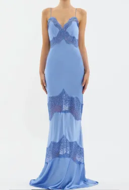 Rebecca Vallance Larisa Maxi Dress Blue Size XS / AU 6 for rent on The Volte - image 1