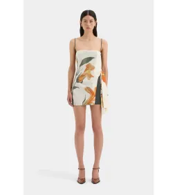 Sir the Label Constance Tie Mini Dress Iris Floral Size 2 / AU 10 for rent on The Volte - image 1