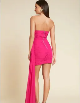 Runaway The Label Night Lover Dress - Fuchsia Size 12 for rent on The Volte - image 2