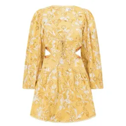 SABO Elysees Dress Yellow and White size XS for rent on The Volte - image 5