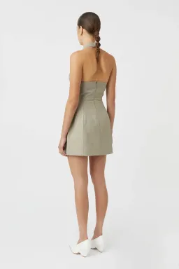 Camilla and Marc Pompidou Mini Dress Olive Marle Size 8 for rent on The Volte - image 3
