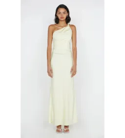 Bec & Bridge Lunetta Asym Dress Ice Yellow Size AU 8 for rent on The Volte - image 1