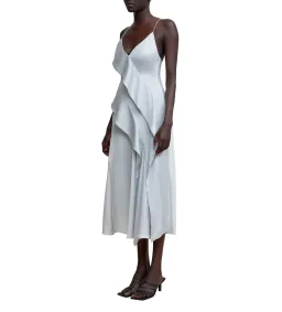 Acler Queensbridge Dress Silver Size 12 for rent on The Volte - image 2