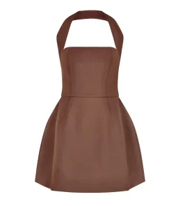Odd Muse Structure Mini Dress Chocolate Size AU 8 for rent on The Volte - image 4