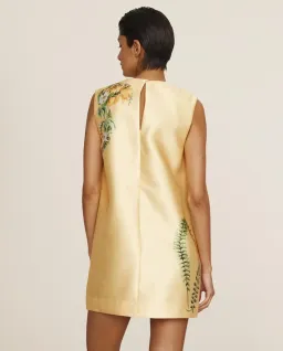 Alemais Sol Mini Dress Yellow Size 12 for rent on The Volte - image 3