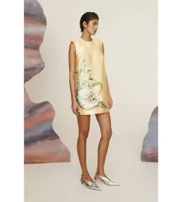 Alemais Sol Mini Dress Yellow Size 12 for rent on The Volte - image 1