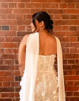 Eliya the Label Paulina Midi Dress White Size AU 14 for rent on The Volte - image 3