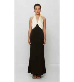 The Wolf Gang Oahu Slip Dress Noir size AU 12 for rent on The Volte - image 1