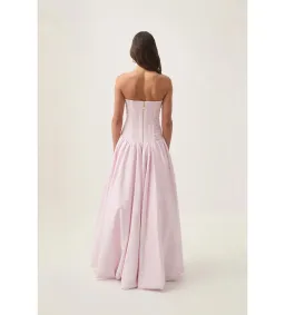 Aje Violette Bubble Hem Maxi Dress Pastel Pink AU 10 for rent on The Volte - image 3