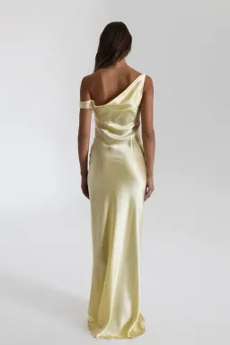 Natalie Rolt Monika Gown Butter Yellow Size 10 for rent on The Volte - image 2