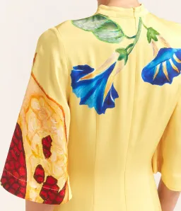 Alemais Dahlia Midi Dress Yellow Size 8 for rent on The Volte - image 2