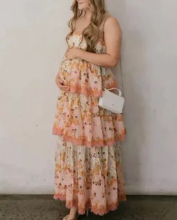 Zimmermann Laurel Frill Midi Dress AU Size 8 for rent on The Volte - image 4