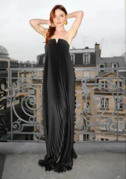 Lidee Black Tie Gown Noir Black Size 8  for rent on The Volte - image 1