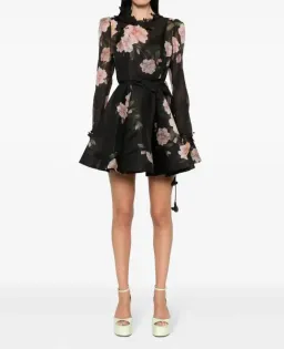 Zimmermann The Natura Lift off Mini Dress Size 0 / AU 8 for rent on The Volte - image 1