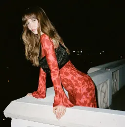  Realisatiion Par The Gia in Havana Red Print Size 10 for rent on The Volte - image 1