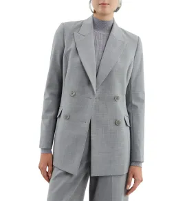 Rebecca Vallance Benoit Loose Fit Blazer in Grey Size AU 6 for rent on The Volte - image 3