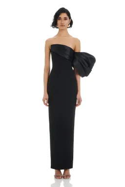 Eliya the Label Heinrich Gown Black Size 12/L for rent on The Volte - image 2