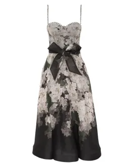  Zimmermann  The Balance Picnic Dress in Black Hydrangea Size 2/Au 12  for rent on The Volte - image 1
