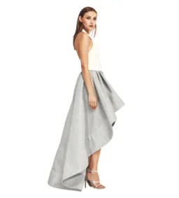 Bronx & Blanco Luna Gown Gray Multi Size 6  for rent on The Volte - image 2