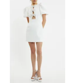 Rebecca Vallance Bridal Ophelia Mini Dress White Size AU 8 for rent on The Volte - image 1