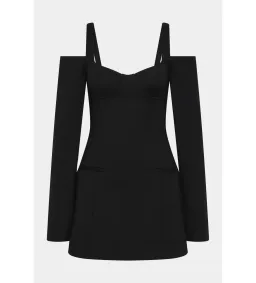 Sir Sandrine Long Sleeve Mini in Black Size AU 6 for rent on The Volte - image 4