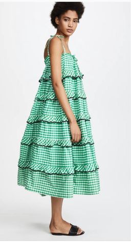 Innika Choo Frill Dress Size 10 for rent on The Volte - image 2