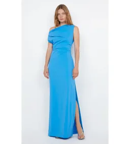 Bec & Bridge Angelina Asym Maxi Dress in Mid Blue Size 8 for rent on The Volte - image 1