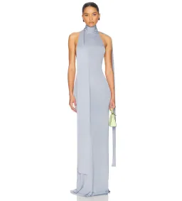 Helsa Novie Maxi Knit Dress in Sky Blue Size XS/ AU 6 - 8 for rent on The Volte - image 1
