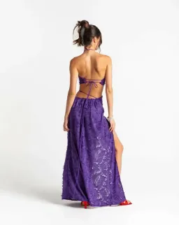 Arcina Ori Izzi Set Purple Maxi Size AU 8 for rent on The Volte - image 2