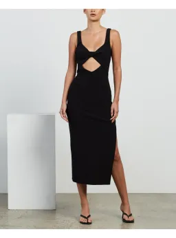 Bec & Bridge Joelle Midi Dress Black Size AU 8  for rent on The Volte - image 1