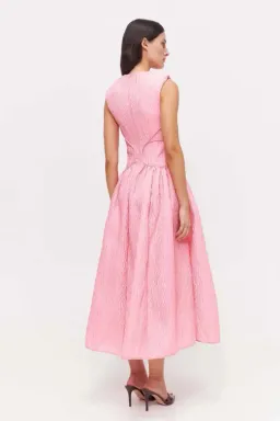 Rachel Gilbert Celia Dress Pink Size 10 for rent on The Volte - image 3