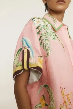 Alemais Papaya Shirt and Pant Set Size 10 for rent on The Volte - image 4