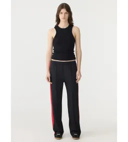 Bassike Twill Stripe Detail Pants Black Size M / AU 10 for rent on The Volte - image 1