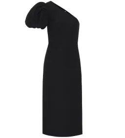 Rebecca Vallance Natalia One Sleeve Midi Dress Black Size AU 14 for rent on The Volte - image 5