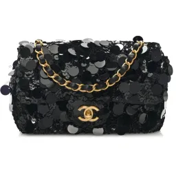 Chanel Sequin Mini Bag Black for rent on The Volte - image 1