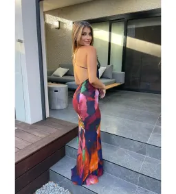 Rat & Boa Paola Floral Slip Maxi Dress Multi Size S / AU 8 for rent on The Volte - image 2