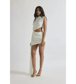 Deme By Gabriella Adelina Mini Dress White Size XS / AU 6 for rent on The Volte - image 2