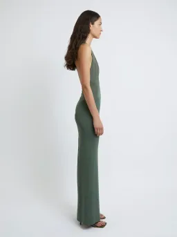 Christopher Esber Tailored Slope Halter Dress Green Size AU 8 for rent on The Volte - image 2