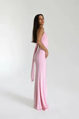 Natalie Rolt  Fabienne Maxi Gown Pink Size 2 / Size AU 10  for rent on The Volte - image 2